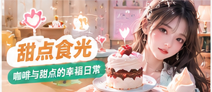 甜点食光生活专题画面
